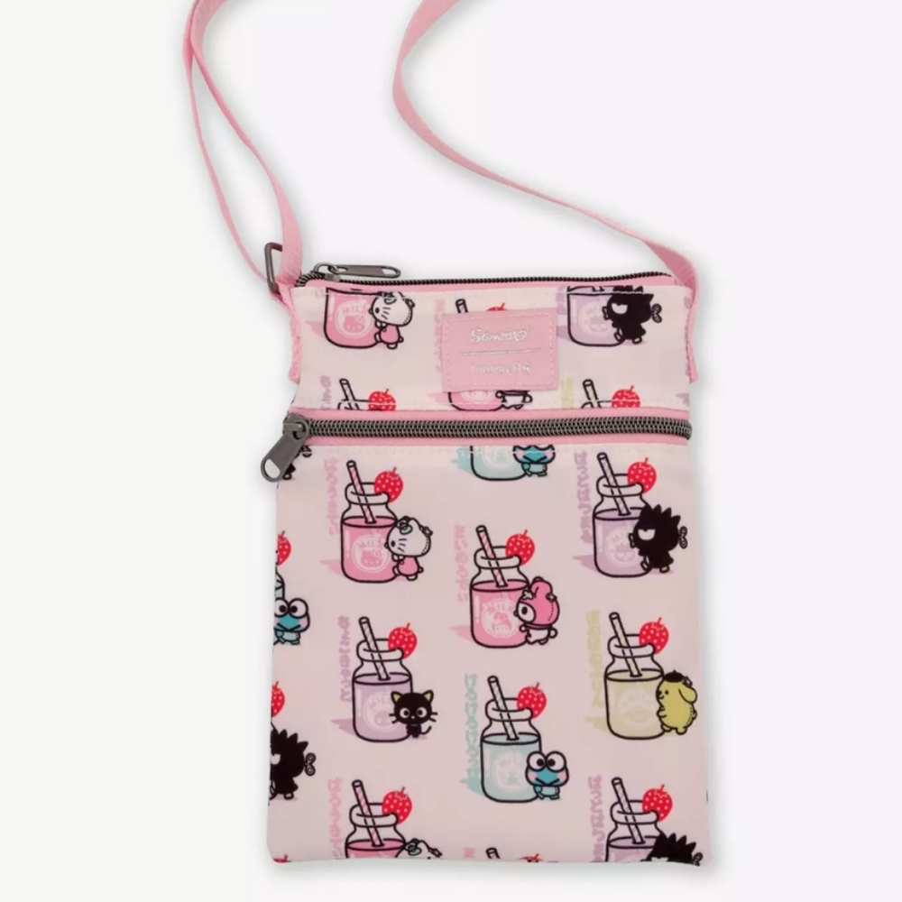Loungefly Hello Kitty And Friends Drinks Passport Crossbody Bag